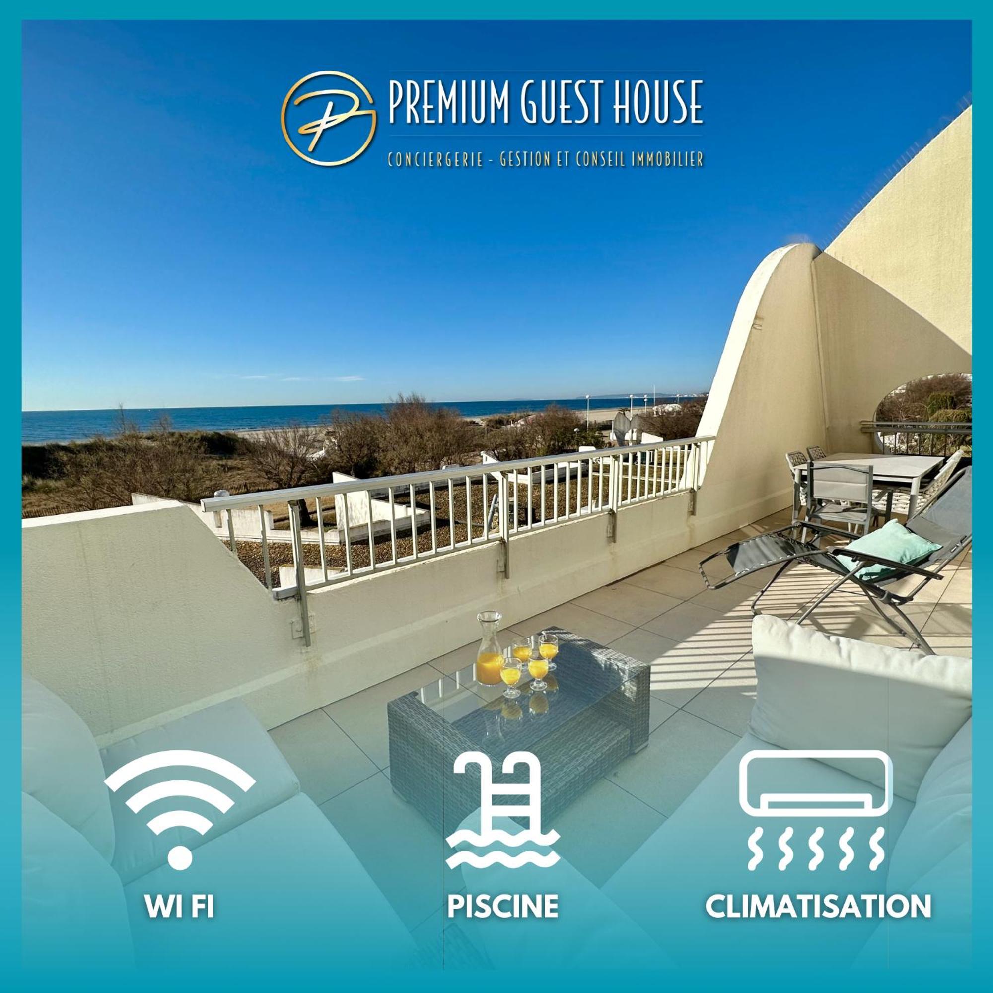 Pgh N5-25M De La Plage, Vue Mer, Piscine, Parking 拉格朗德默特 外观 照片